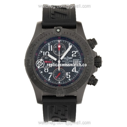 Breitling M13380 Avenger Automatic Male Black Steel Watches Breitling M13380 Avenger Automatic Male Black Steel Watches