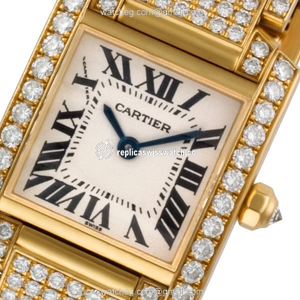 Cartier WE1002SD Tank Francaise Quartz Female 18k yellow gold Watches Cartier WE1002SD Tank Francaise Quartz Female 18k yellow gold Watches