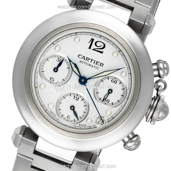 Cartier 2412720595cc Pasha Chronograph Automatic Unisex Stainless Steel Watches Cartier 2412720595cc Pasha Chronograph Automatic Unisex Stainless Steel Watches