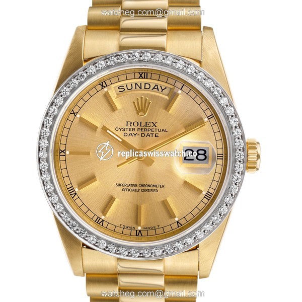 Rolex 18238 Day-Date Automatic Male 18k White Gold Watches Rolex 18238 Day-Date Automatic Male 18k White Gold Watches