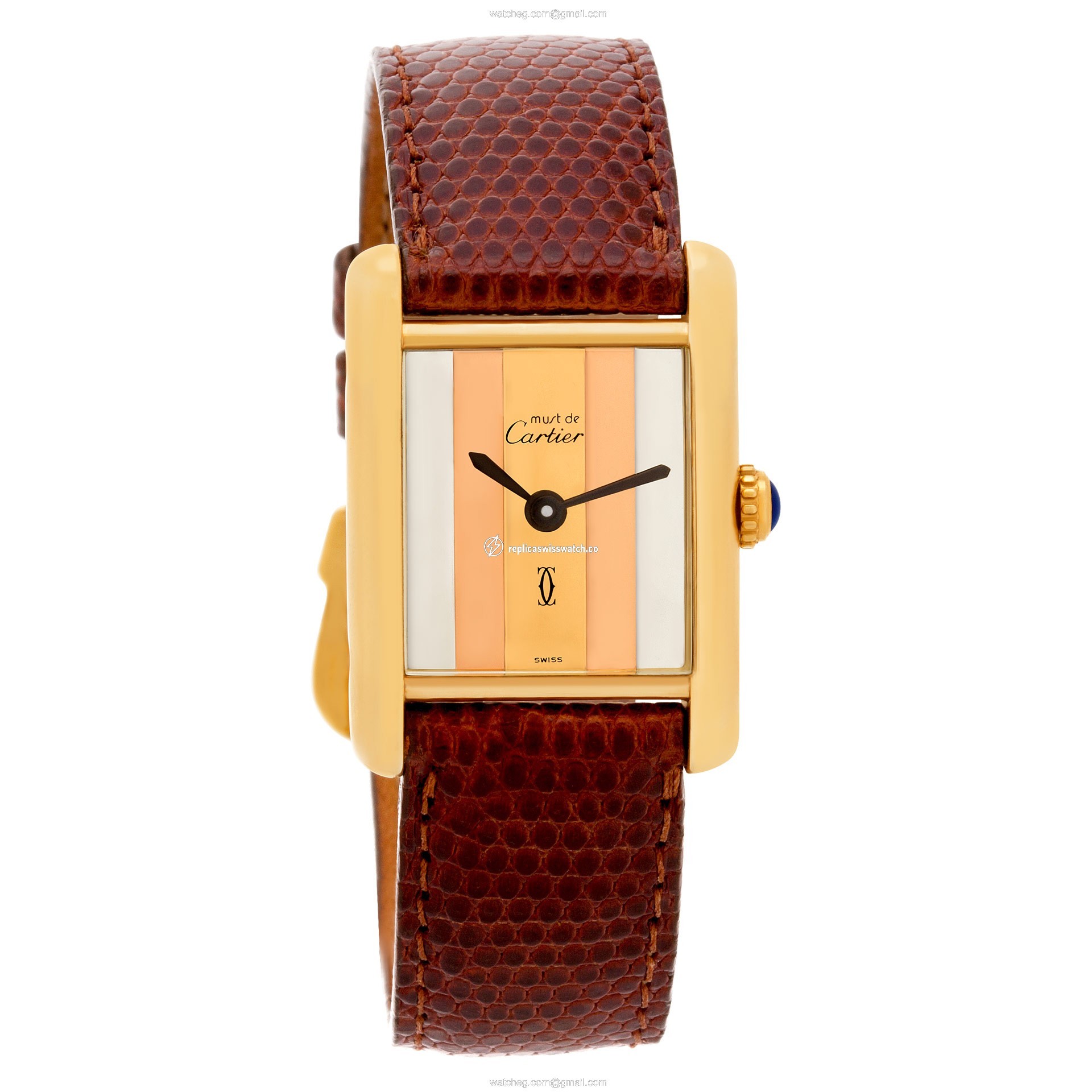 Cartier 3146110 Tank Manual Female Vermeil Watches Cartier 3146110 Tank Manual Female Vermeil Watches
