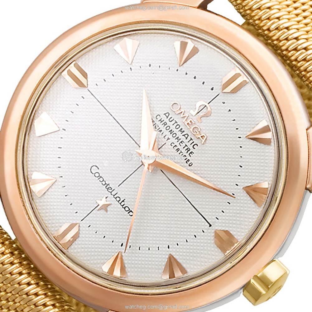 Omega Omega 4261 Constellation Automatic Male Stainless Steel & Gold Plated Watches Omega Omega 4261 Constellation Automatic Male Stainless Steel & Gold Plated Watches