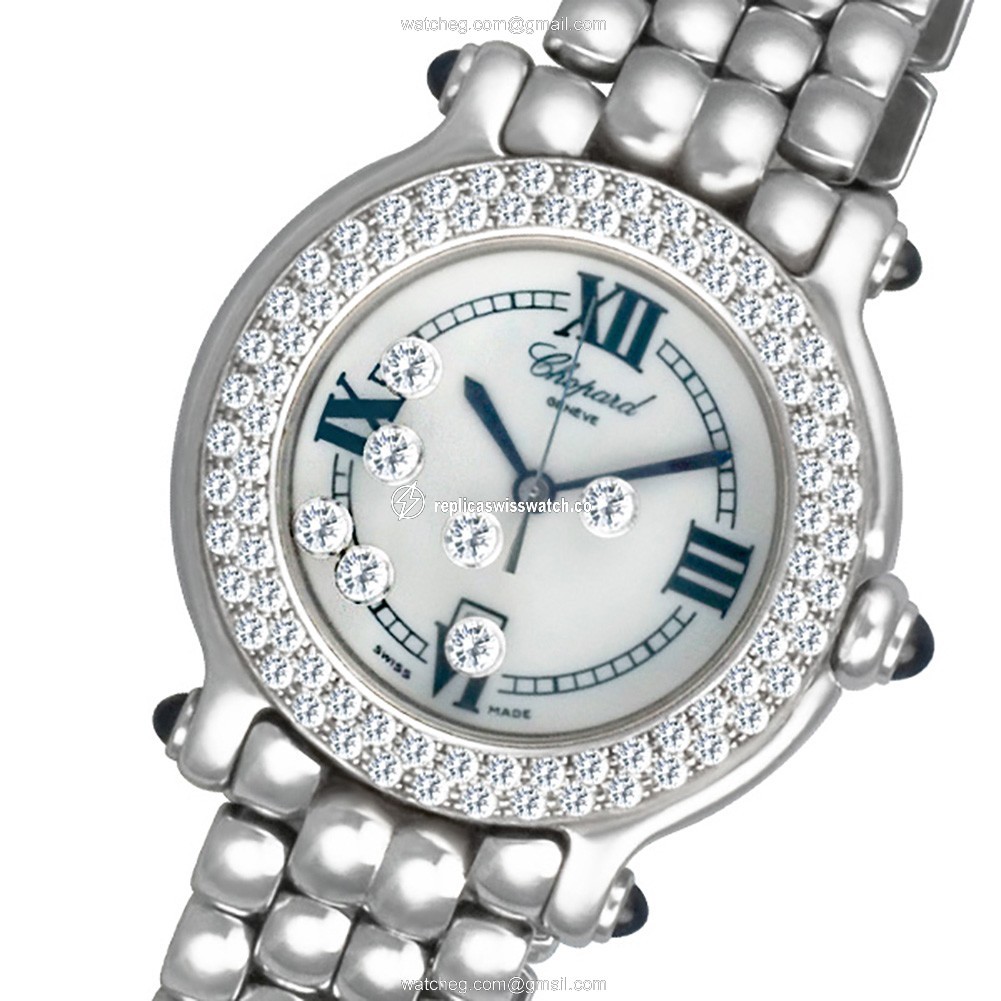 Chopard 27/8291-23 Happy Sport Quartz Female Stainless Steel Watches Chopard 27/8291-23 Happy Sport Quartz Female Stainless Steel Watches