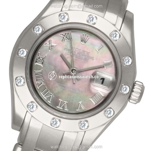 Rolex 80319 Pearlmaster Automatic Female 18k White Gold Watches Rolex 80319 Pearlmaster Automatic Female 18k White Gold Watches