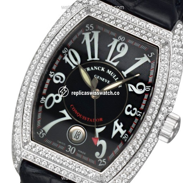 Franck Muller MEN SC Conquistador Automatic Unisex 18k White Gold Watches Franck Muller MEN SC Conquistador Automatic Unisex 18k White Gold Watches