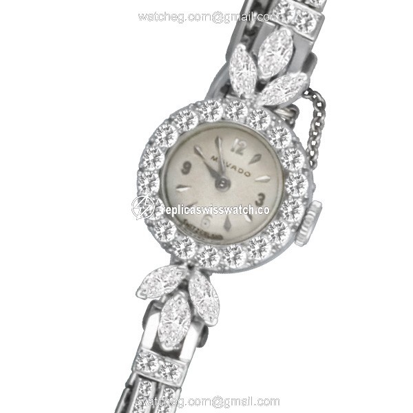 Movado Movado 3840 Cocktail Manual Female Platinum Watches Movado Movado 3840 Cocktail Manual Female Platinum Watches