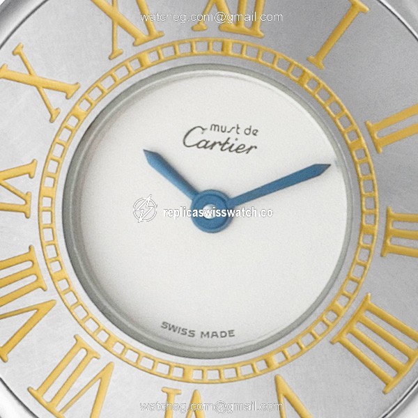 Cartier 125000P Must de Quartz Female Stainless Steel Watches Cartier 125000P Must de Quartz Female Stainless Steel Watches