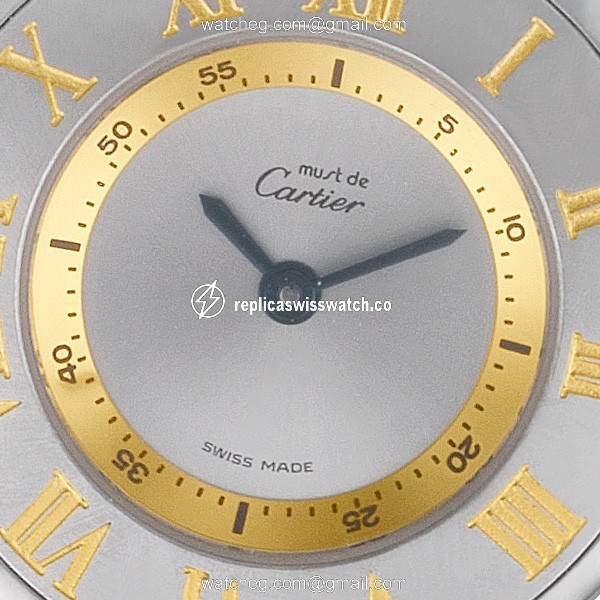 Cartier W10072R6 Must 21 Quartz Female 18k gold & Stainless Steel Watches Cartier W10072R6 Must 21 Quartz Female 18k gold & Stainless Steel Watches