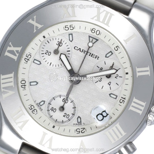 Cartier W10184U2 Chronoscaph 21 Quartz Unisex Stainless Steel Watches Cartier W10184U2 Chronoscaph 21 Quartz Unisex Stainless Steel Watches