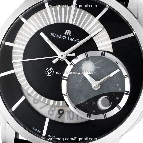 Maurice Lacroix PT6108/2 Pontos Decentrique GMT Automatic Male Titanium Watches Maurice Lacroix PT6108/2 Pontos Decentrique GMT Automatic Male Titanium Watches