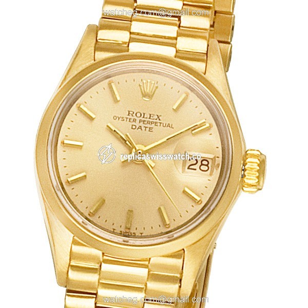 Rolex 6517 Date Automatic Female 18k yellow gold Watches Rolex 6517 Date Automatic Female 18k yellow gold Watches