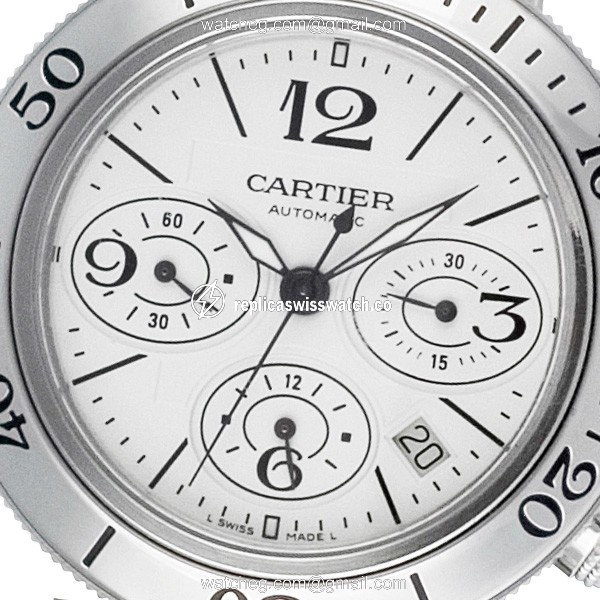 Cartier w31089m7 Pasha Seatimer Chrono Automatic Male Stainless Steel Watches Cartier w31089m7 Pasha Seatimer Chrono Automatic Male Stainless Steel Watches