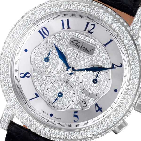 Chopard 17/1868-20 Chronograph Quartz Male 18k White Gold Watches Chopard 17/1868-20 Chronograph Quartz Male 18k White Gold Watches