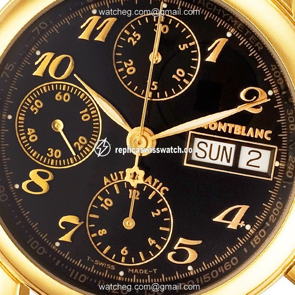MontBlanc 7001 Meisterstuck Automatic Male Gold Fill Watches MontBlanc 7001 Meisterstuck Automatic Male Gold Fill Watches