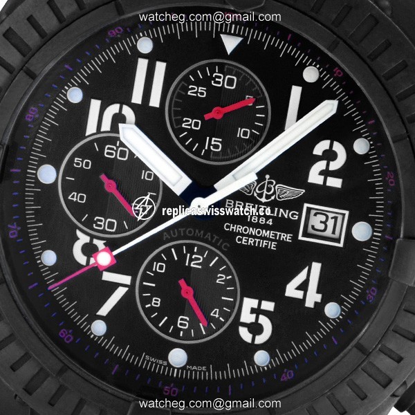 Breitling M1337010 Super Avenger Automatic Male Black PVD & Steel Watches Breitling M1337010 Super Avenger Automatic Male Black PVD & Steel Watches
