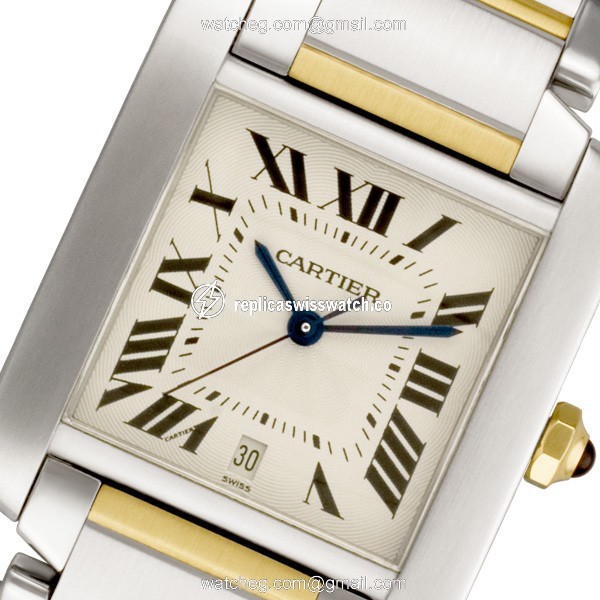 Cartier W51005Q4 Tank Francaise Automatic Male 18k gold & Stainless Steel Watches Cartier W51005Q4 Tank Francaise Automatic Male 18k gold & Stainless Steel Watches