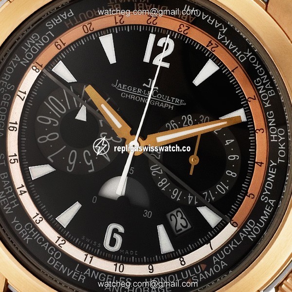 Jaeger LeCoultre 176.24 Master Compressor Automatic Male 18k rose gold & titanium Watches Jaeger LeCoultre 176.24 Master Compressor Automatic Male 18k rose gold & titanium Watches