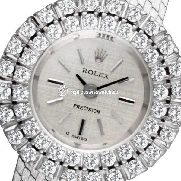 Rolex 2482/2604 Precision Manual Female 18k White Gold Watches Rolex 2482/2604 Precision Manual Female 18k White Gold Watches