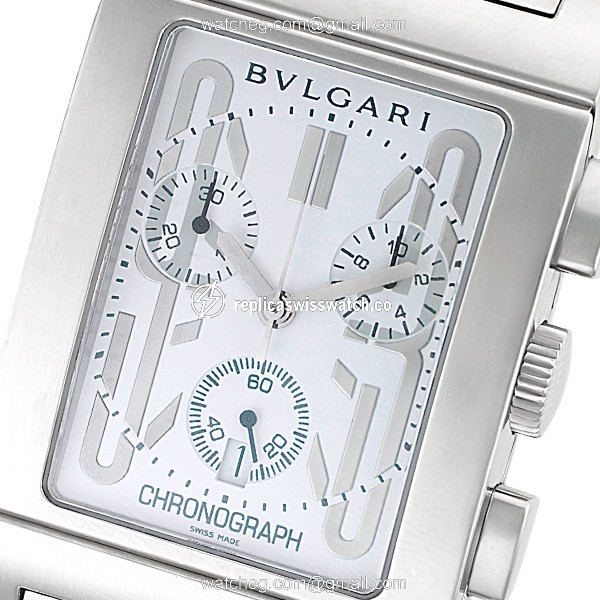 Bvlgari RTC 49 S Rettangolo Quartz Male Stainless Steel Watches Bvlgari RTC 49 S Rettangolo Quartz Male Stainless Steel Watches