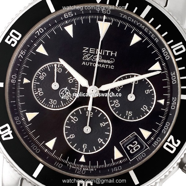 Zenith 02 0471 400 El Primero Automatic Male Stainless Steel Watches Zenith 02 0471 400 El Primero Automatic Male Stainless Steel Watches