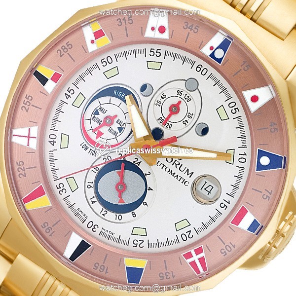 Corum 977.630.55 Admirals cup 44 tides Automatic Male 18k Pink Gold Watches Corum 977.630.55 Admirals cup 44 tides Automatic Male 18k Pink Gold Watches