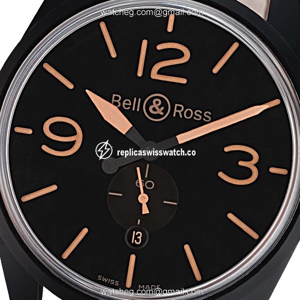 Bell & Ross BRV123 Heritage Automatic Male PVD Watches Bell & Ross BRV123 Heritage Automatic Male PVD Watches