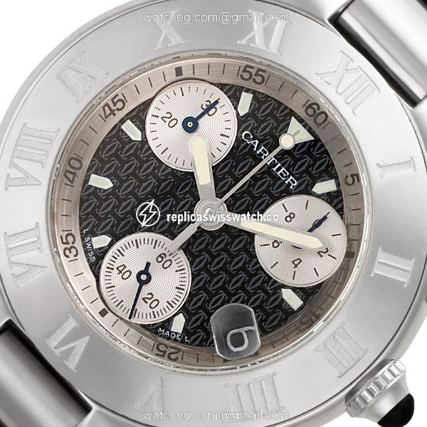 Cartier W10125U2 Chronoscaph 21 Quartz Male Stainless Steel Watches Cartier W10125U2 Chronoscaph 21 Quartz Male Stainless Steel Watches