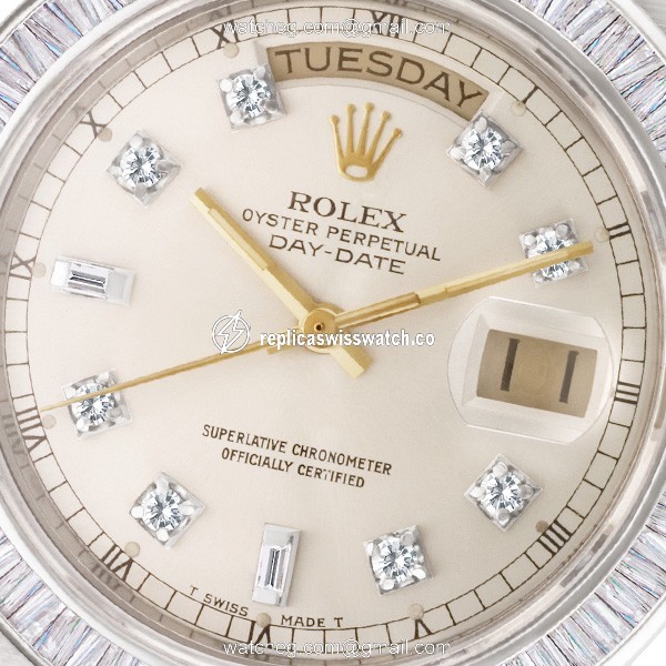 Rolex 19019 Day-Date Quartz Male 18k White Gold Watches Rolex 19019 Day-Date Quartz Male 18k White Gold Watches