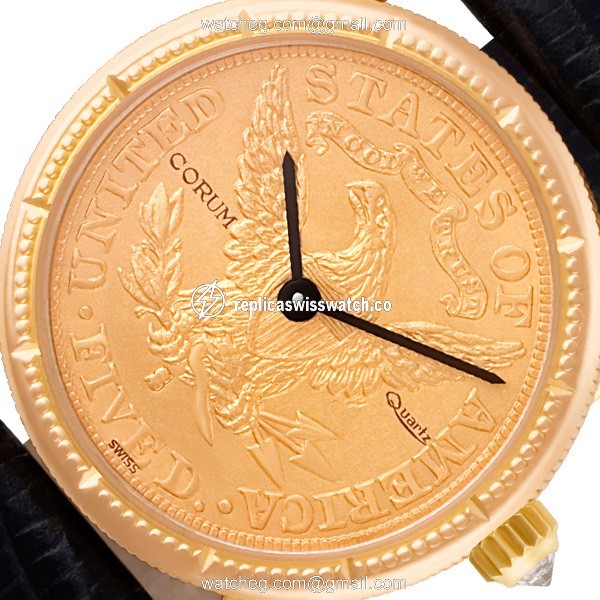 Corum Corum 2965 $5 Coin Quartz Female 18k yellow gold Watches Corum Corum 2965 $5 Coin Quartz Female 18k yellow gold Watches