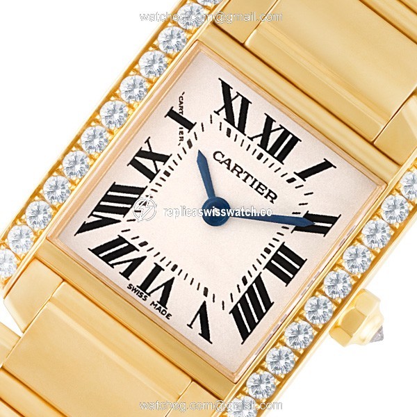 Cartier 2385 Tank Francaise Quartz Female 18k yellow gold Watches Cartier 2385 Tank Francaise Quartz Female 18k yellow gold Watches
