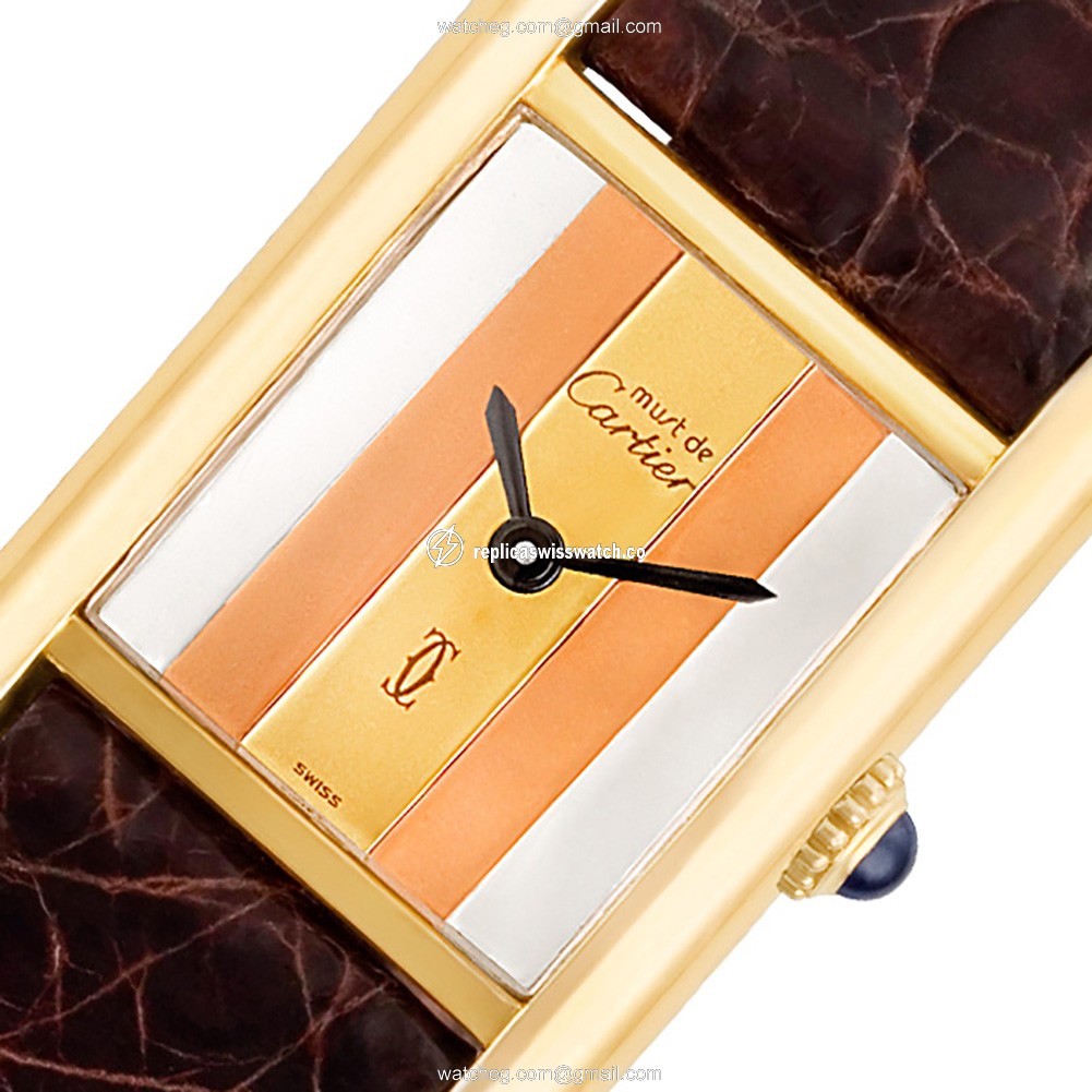 Cartier Cartier 2285 Tank Vermeil Manual Female Vermeil Watches Cartier Cartier 2285 Tank Vermeil Manual Female Vermeil Watches