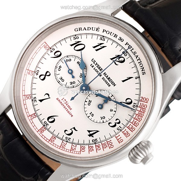 Ulysse Nardin 380-22 Pulsations 175th Manual Male 18k White Gold Watches Ulysse Nardin 380-22 Pulsations 175th Manual Male 18k White Gold Watches