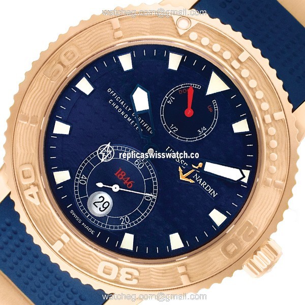 Ulysse Nardin 266-51 Maxi Marine Automatic Male 18k yellow gold Watches Ulysse Nardin 266-51 Maxi Marine Automatic Male 18k yellow gold Watches