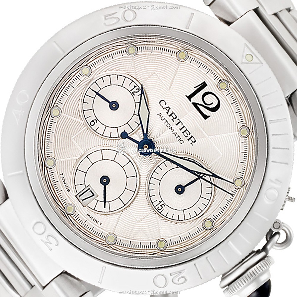 Cartier W31030H3 Pasha Chronograph Automatic Male Stainless Steel Watches Cartier W31030H3 Pasha Chronograph Automatic Male Stainless Steel Watches