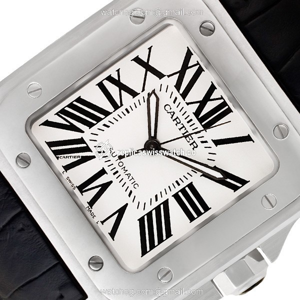 Cartier W20073X8 Santos 100 Automatic Male Stainless Steel Watches Cartier W20073X8 Santos 100 Automatic Male Stainless Steel Watches