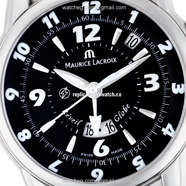 Maurice Lacroix MP6388 Reveil Automatic Male Stainless Steel Watches Maurice Lacroix MP6388 Reveil Automatic Male Stainless Steel Watches