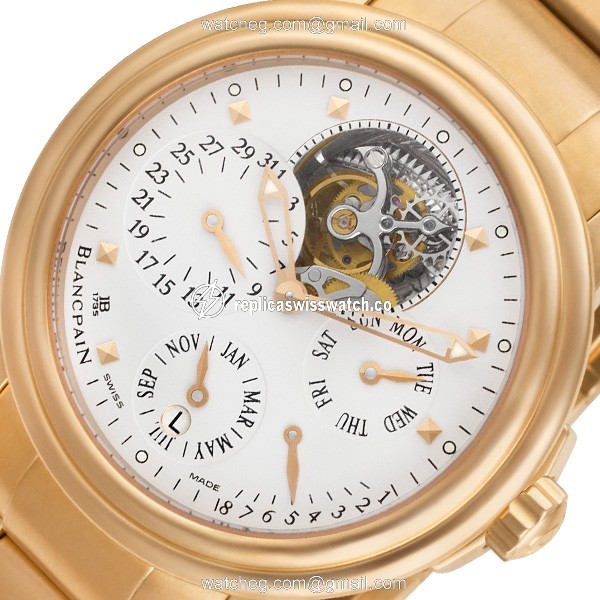 Blancpain 2625-3618a-53B Leman Perpetual Automatic Male 18k rose gold Watches Blancpain 2625-3618a-53B Leman Perpetual Automatic Male 18k rose gold Watches