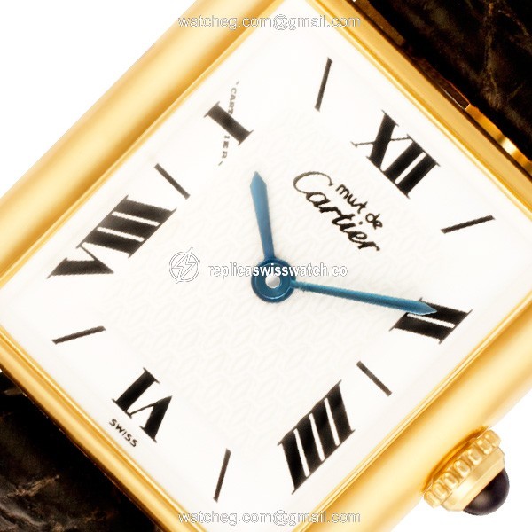 Cartier 1615 Tank Quartz Male Vermeil Watches Cartier 1615 Tank Quartz Male Vermeil Watches