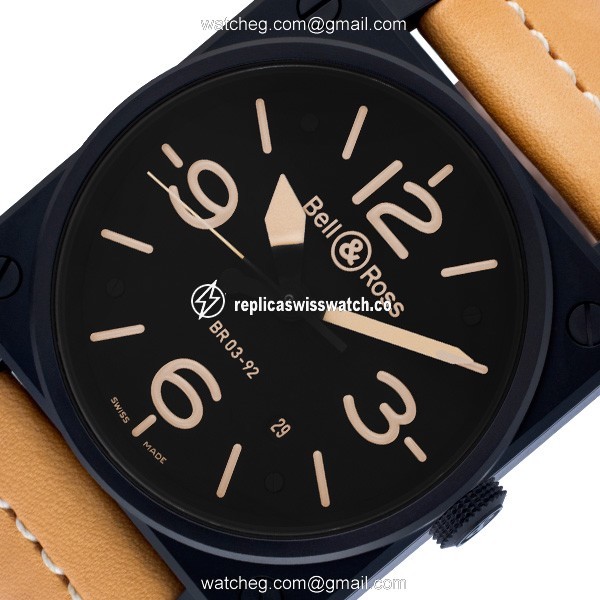 Bell & Ross BR01-92-HERITAGE Aviation Automatic Male Stainless Steel Watches Bell & Ross BR01-92-HERITAGE Aviation Automatic Male Stainless Steel Watches
