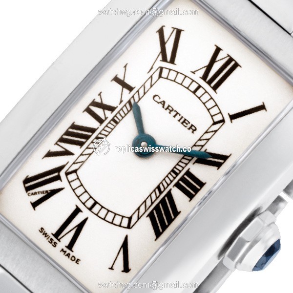 Cartier w26019L1 Tank American Quartz Female 18k White Gold Watches Cartier w26019L1 Tank American Quartz Female 18k White Gold Watches