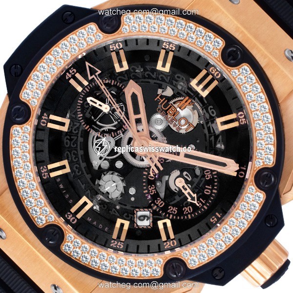 Hublot 701.OX.0180.RX.1104 King Power Chronograph Automatic Male 18k rose gold Watches Hublot 701.OX.0180.RX.1104 King Power Chronograph Automatic Male 18k rose gold Watches