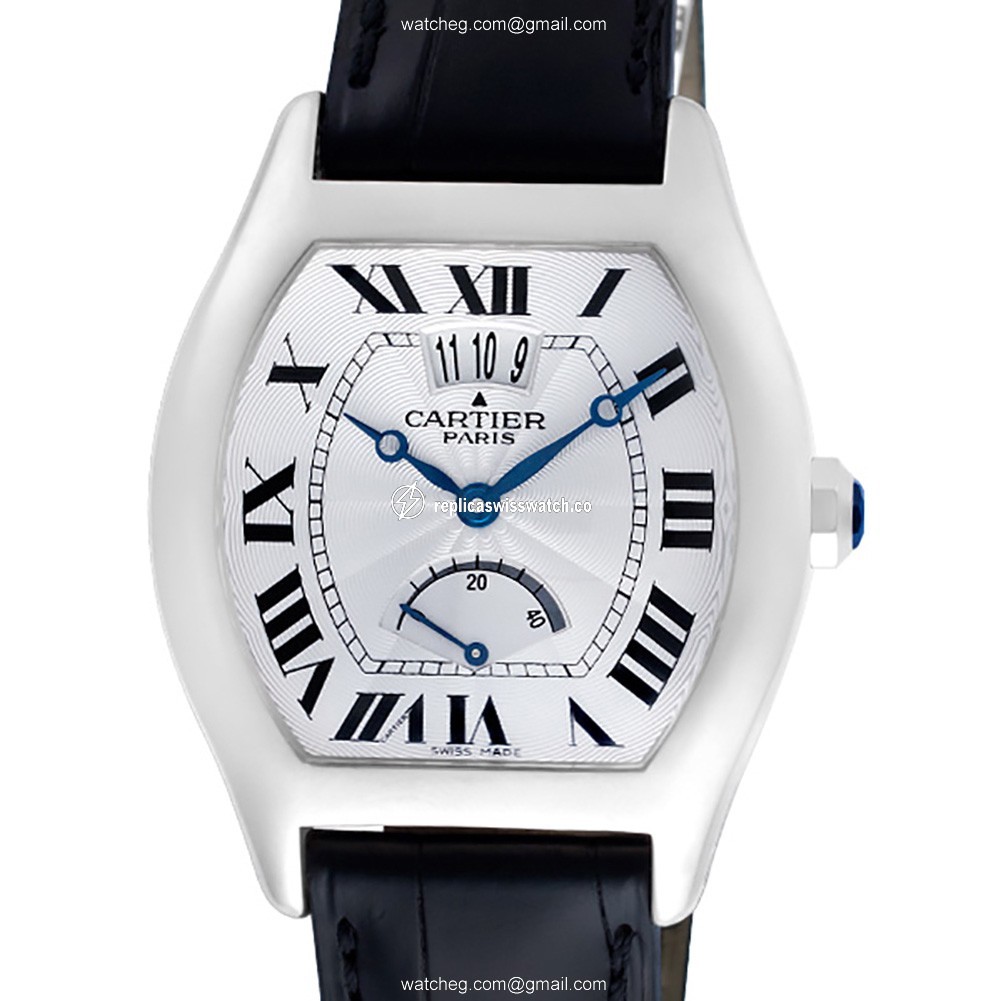 Cartier W1542751 Tortue Automatic Male 18k White Gold Watches Cartier W1542751 Tortue Automatic Male 18k White Gold Watches