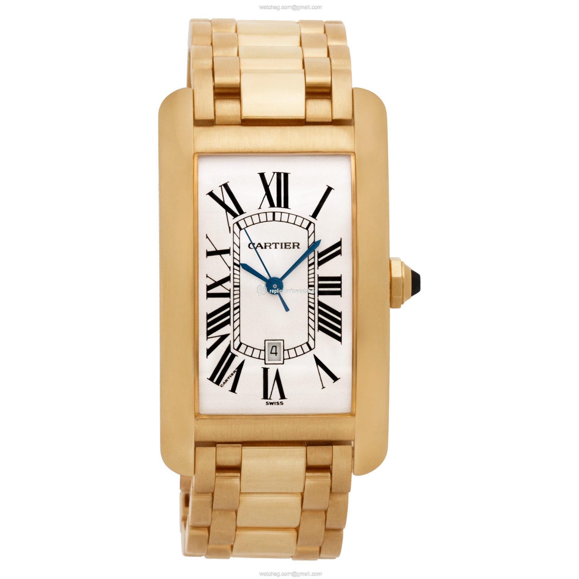 Cartier W26031K2 Tank American Automatic Male 18k yellow gold Watches Cartier W26031K2 Tank American Automatic Male 18k yellow gold Watches