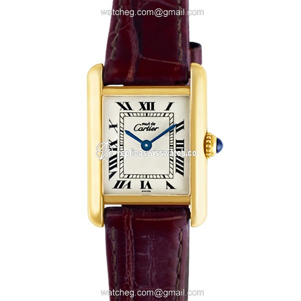 Cartier 60029 Tank Vermeil Manual Female Vermeil Watches Cartier 60029 Tank Vermeil Manual Female Vermeil Watches