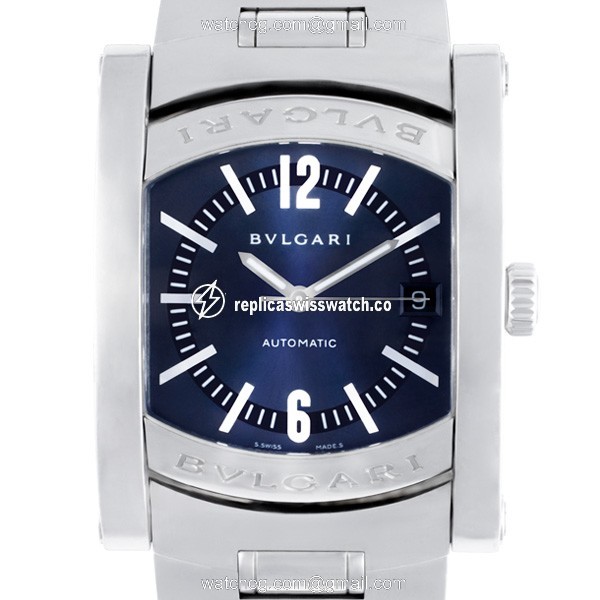 Bvlgari AA44s Assioma Automatic Male Stainless Steel Watches Bvlgari AA44s Assioma Automatic Male Stainless Steel Watches