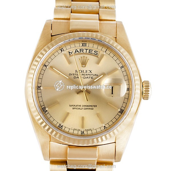 Rolex 18038 Day-Date Automatic Male 18k yellow gold Watches Rolex 18038 Day-Date Automatic Male 18k yellow gold Watches