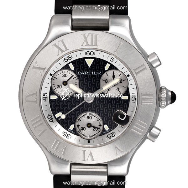 Cartier w510125u2 Chronoscaph 21 Quartz Male Stainless Steel Watches Cartier w510125u2 Chronoscaph 21 Quartz Male Stainless Steel Watches