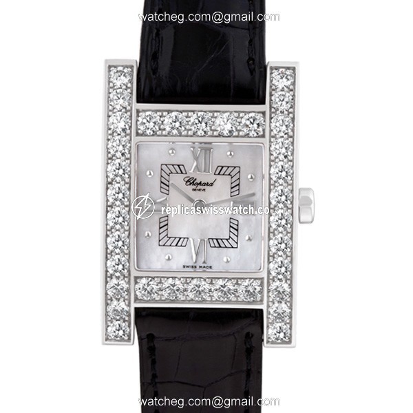Chopard 445/1 Your Happy Quartz Female 18k White Gold Watches Chopard 445/1 Your Happy Quartz Female 18k White Gold Watches