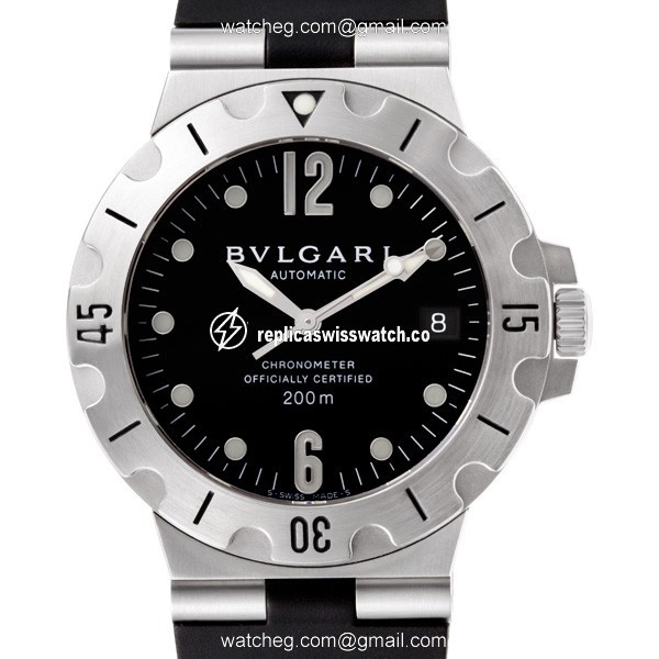 Bvlgari sd 38 s Scuba Automatic Male Stainless Steel Watches Bvlgari sd 38 s Scuba Automatic Male Stainless Steel Watches