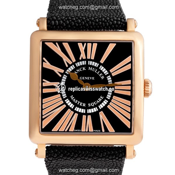Franck Muller 6002 MQZ Master Square Quartz Female 18k rose gold Watches Franck Muller 6002 MQZ Master Square Quartz Female 18k rose gold Watches